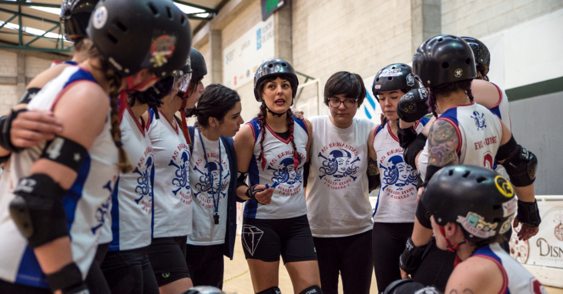 As Brigantias Roller Derby A Coruña, foron o primeiro equipo deste deporte na Coruña