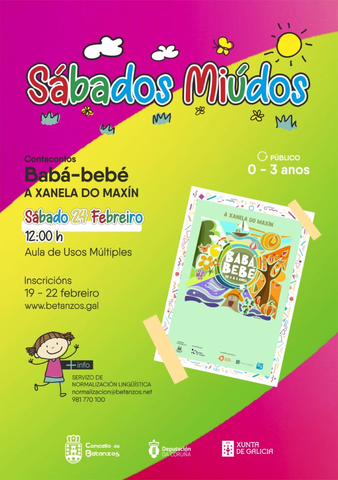 Cartel Sábados Miúdos en Betanzos