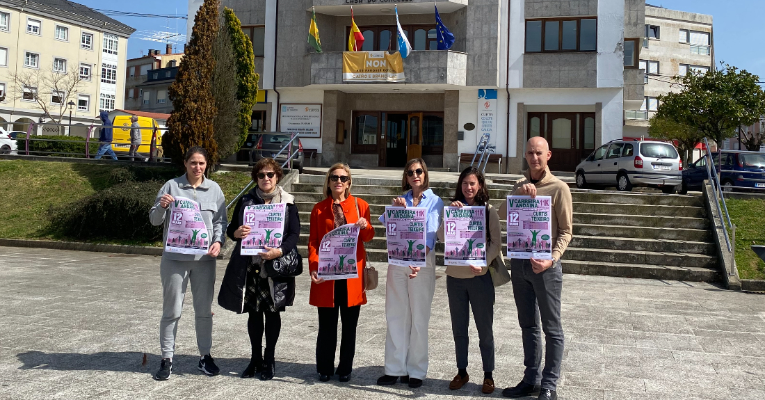 Imaxe da presentación da V Carreira Contra o Cancro de Curtis