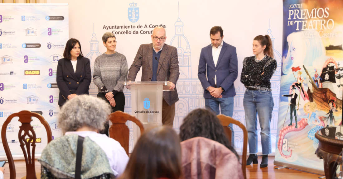 Imaxe da presentación dos Premios María Casares na Coruña