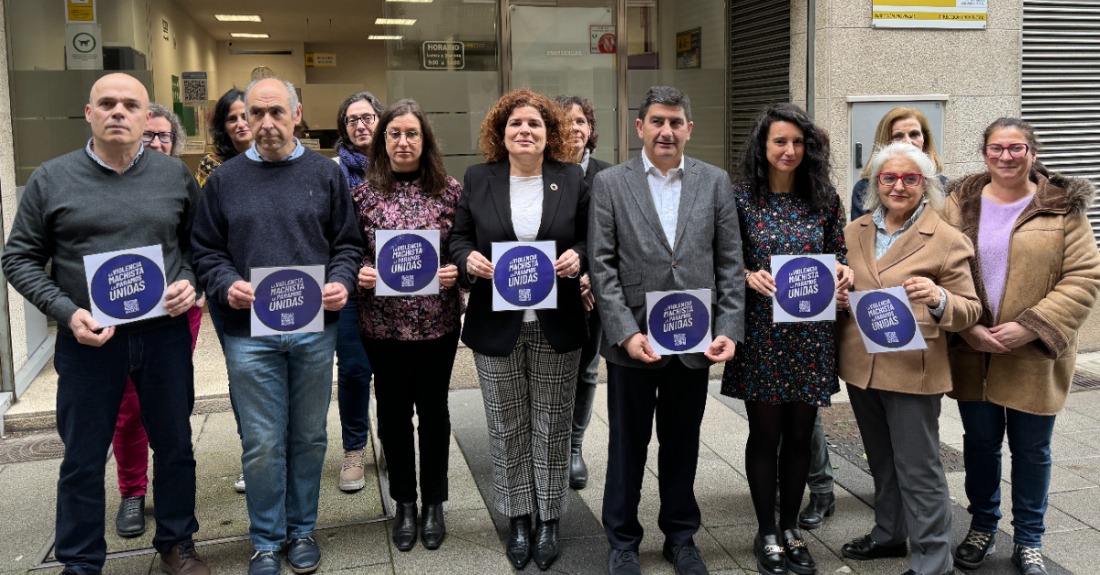 Imaxe da presentación dos puntos violeta na Subdelegación do Goberno na Coruña