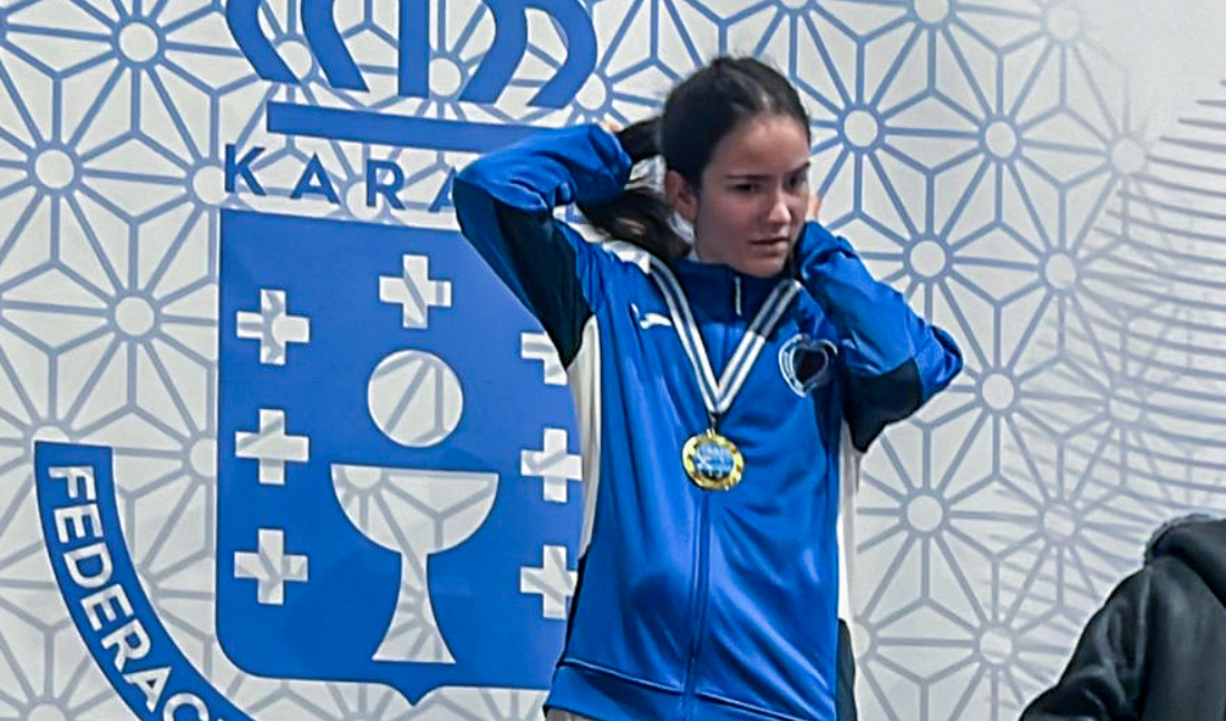 Imaxe de Daniela García Rey, karateka de Culleredo