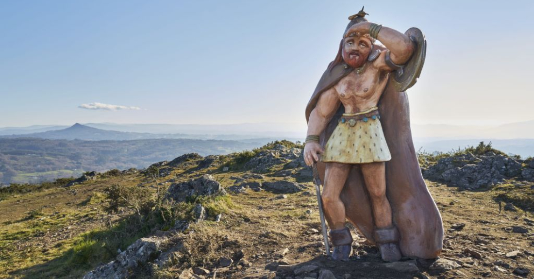 Imaxe do Monte do Viso en Santiago de Compostela