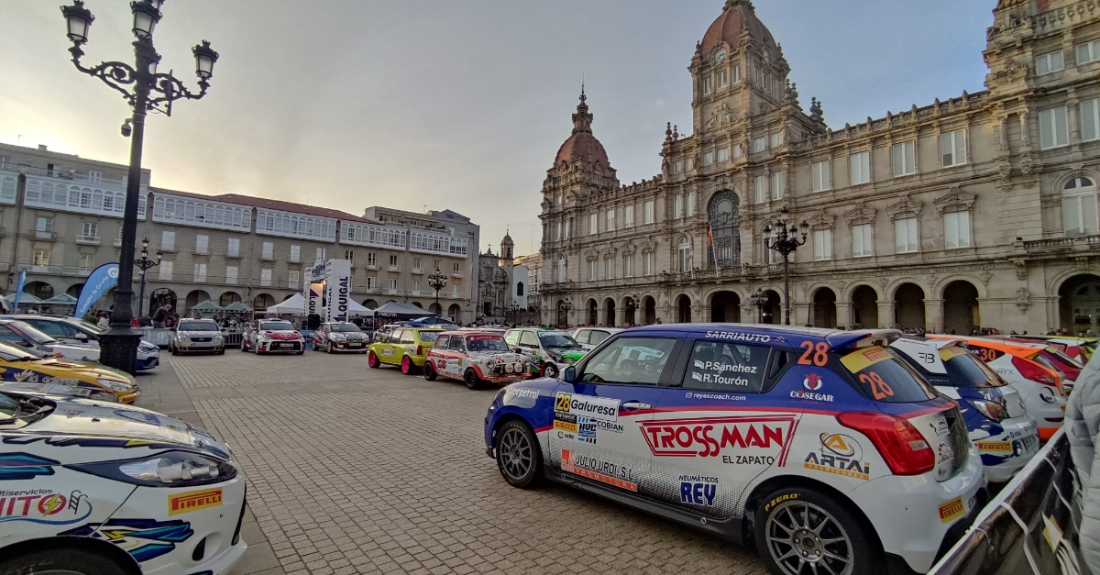 Imaxe do Rally da Coruña este venres 15 de marzo na Plaza de María Pita