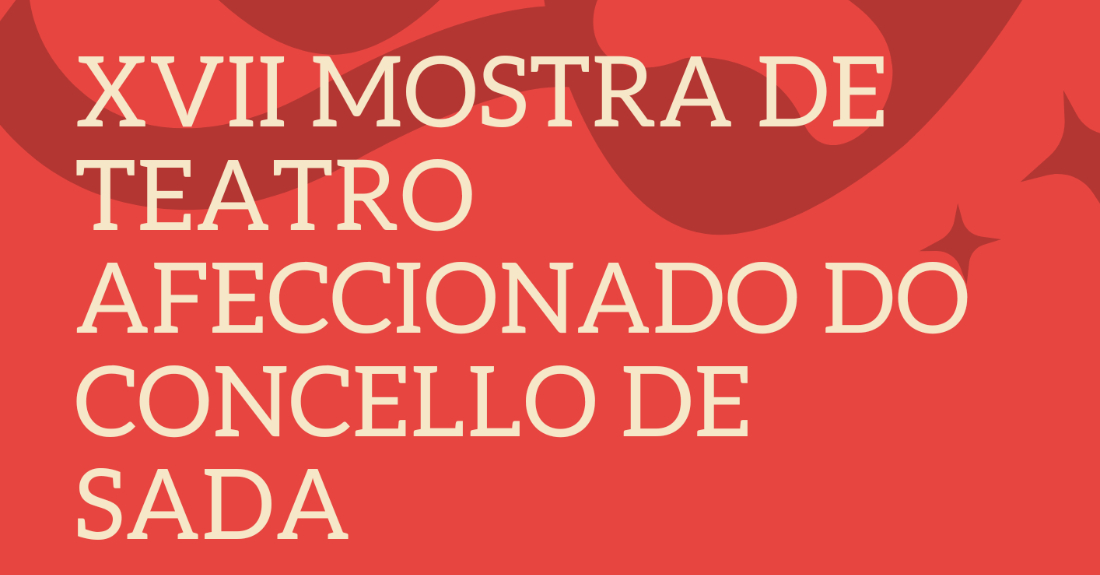 Imaxe do cartel da Mostra de teatro afeccionado de Sada