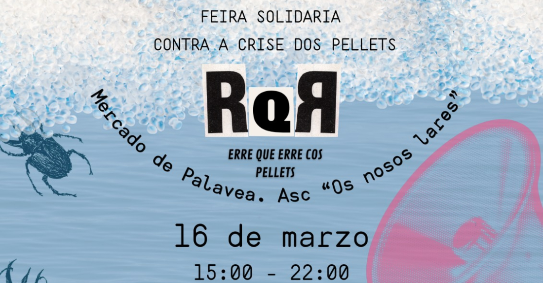 Imaxe do cartel da feria solidaria en Palavea na Coruña