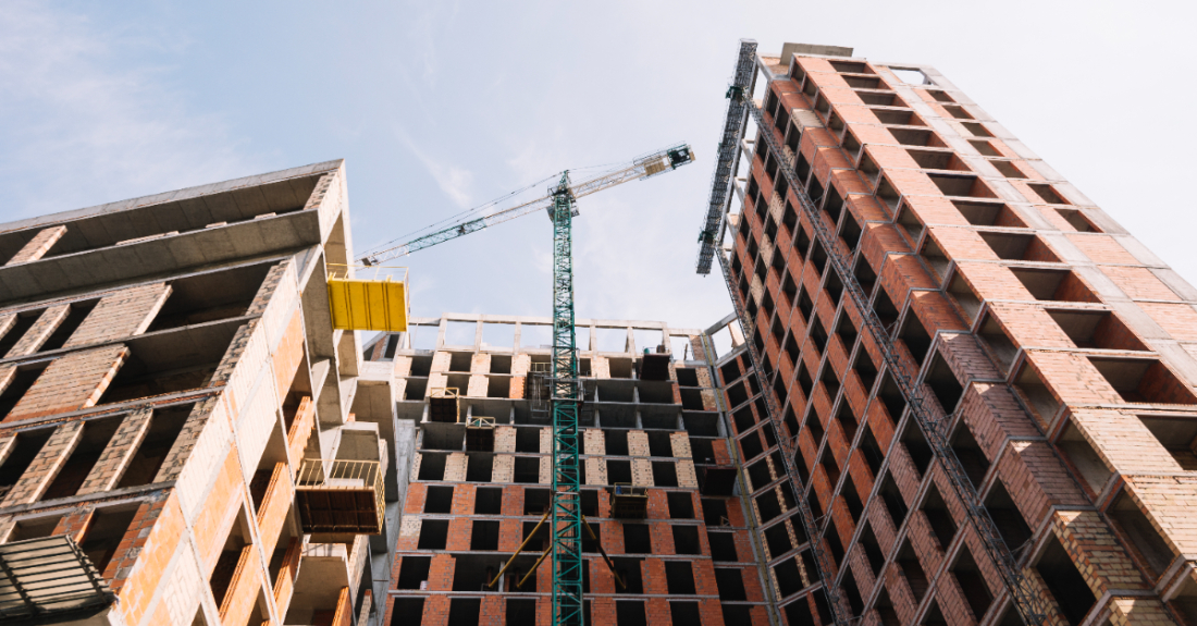 Imaxe recurso da construción dun edificio