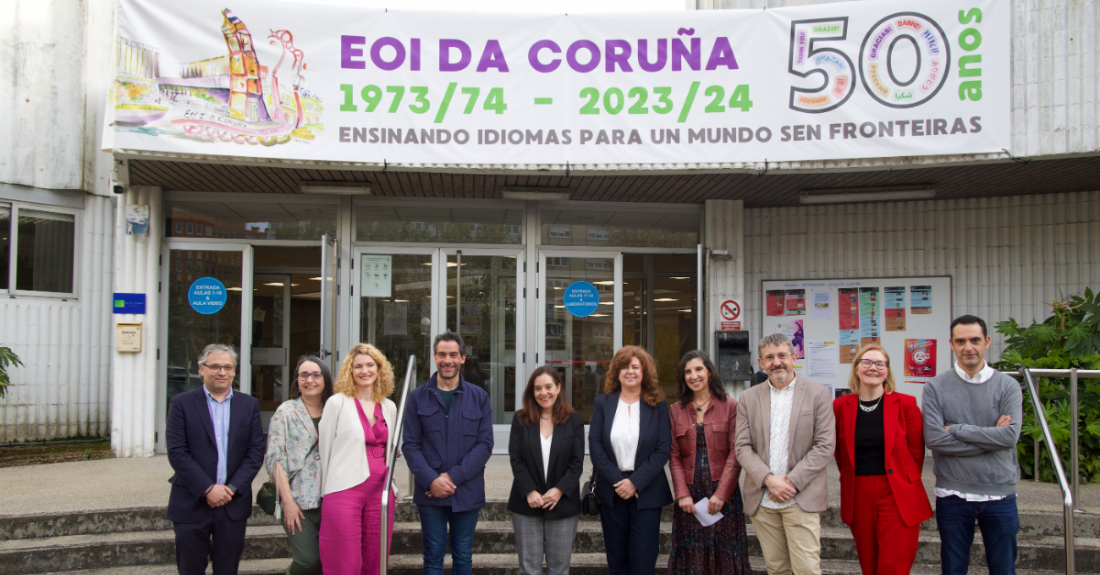 Imaxe da celebración do 50 aniversario de Escola Oficial de Idiomas na Coruña