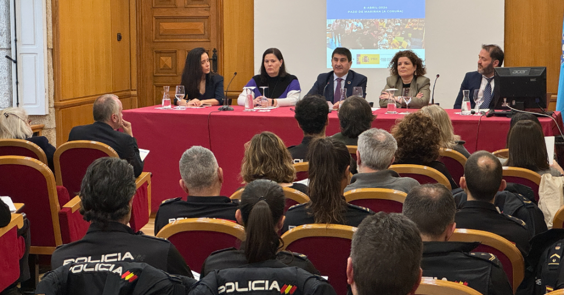 Imaxe da inauguración da III Xornada Formativa sobre o “Plan Director para a convivencia e a mellora da seguridade nos centros educativos e nos seus contornos”