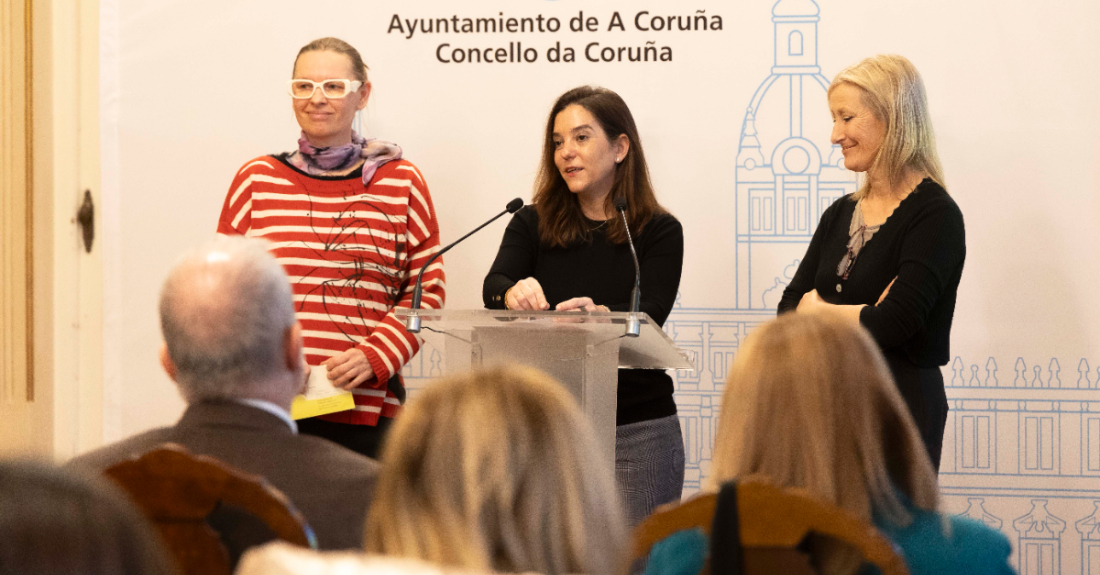 Imaxe da presentación de Estudos Abertos na Coruña