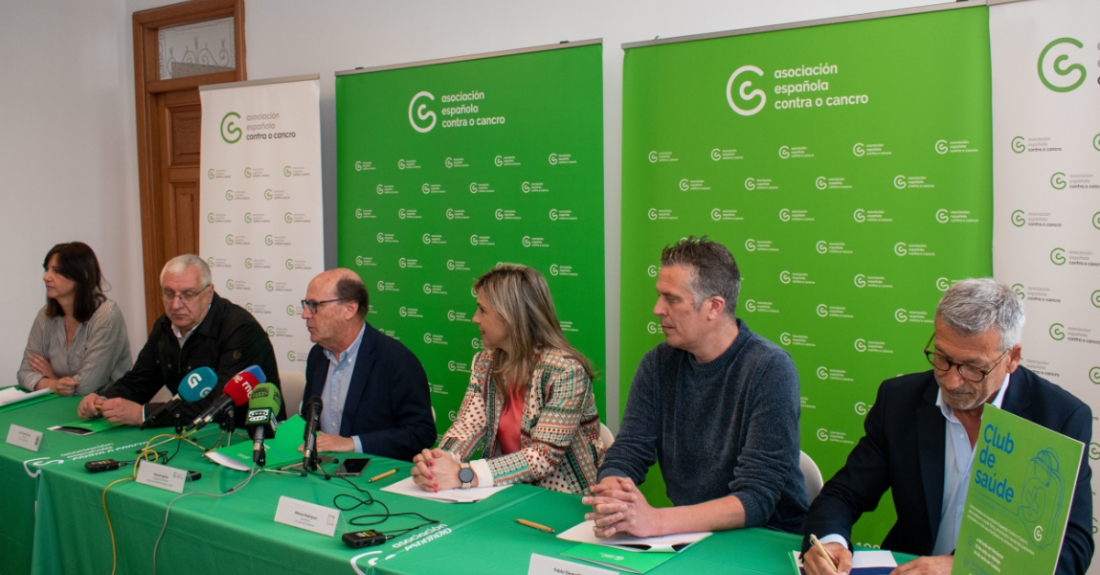 Imaxe da presentación dis Clubs de Saúde da Asociación Española Contra o Cancro na Provincia da Coruña