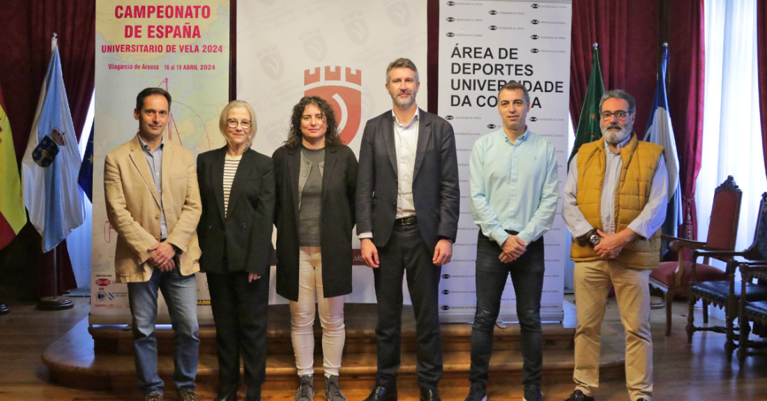 Imaxe da presentación do campionato de vela organizado pola UDC