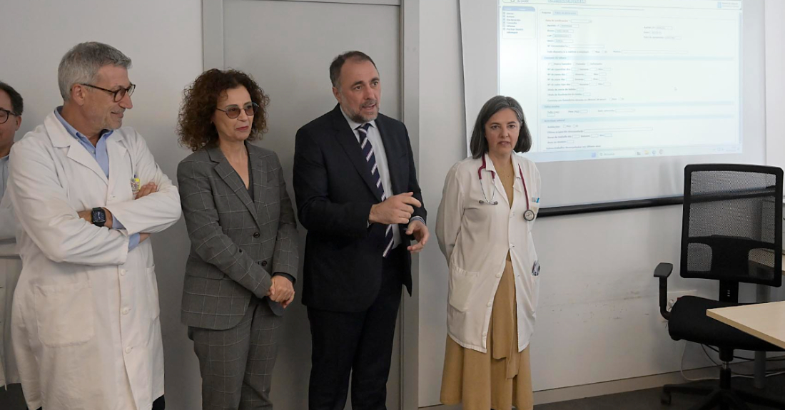 Imaxe da presentación do programa de prevención de cancro de pulmón na Coruña