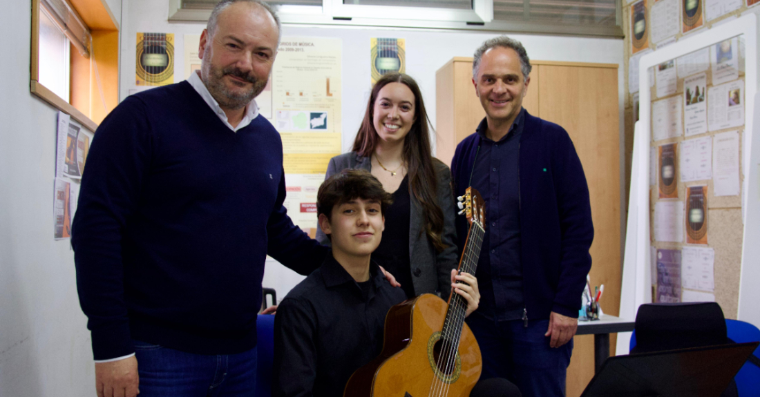 Imaxe de Daniel Sánchez Seijo, alumno do Conservatorio Municipal de Culleredo