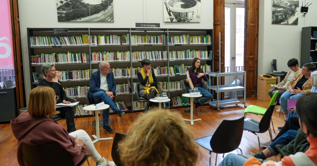 Imaxe do acto central do Día do Libro na Coruña