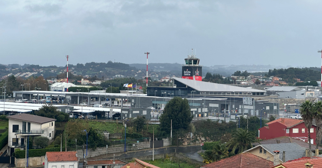 Imaxe do aeroporto da Coruña