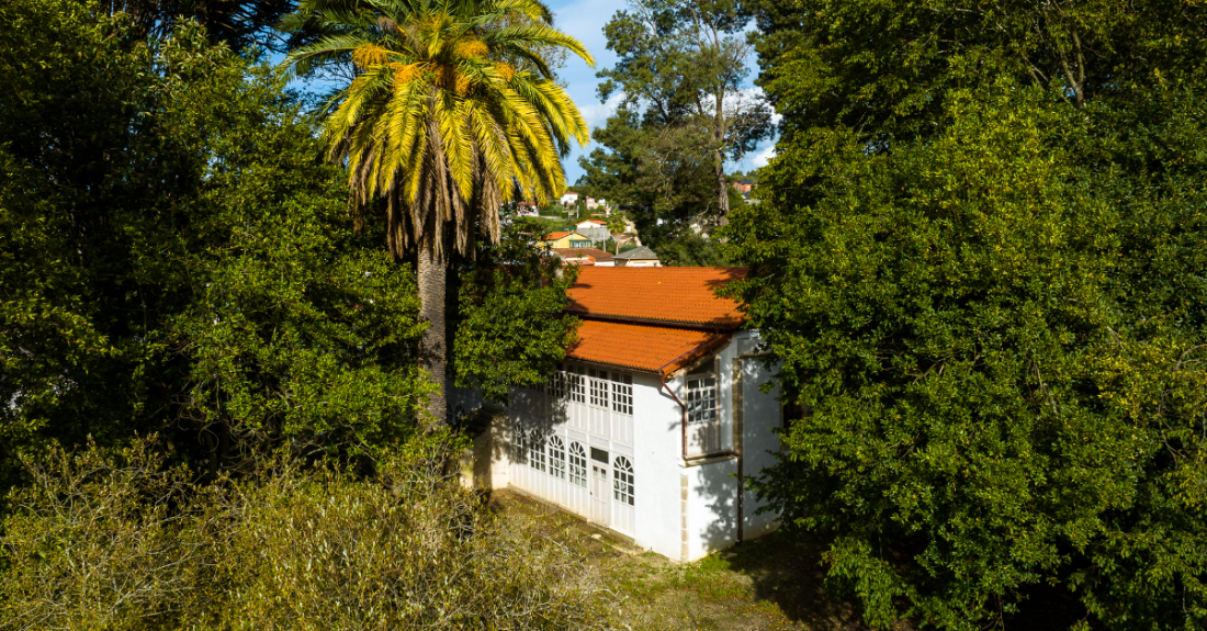 Imaxe do albergue municipal da Finca Tenreiro en Oleiros