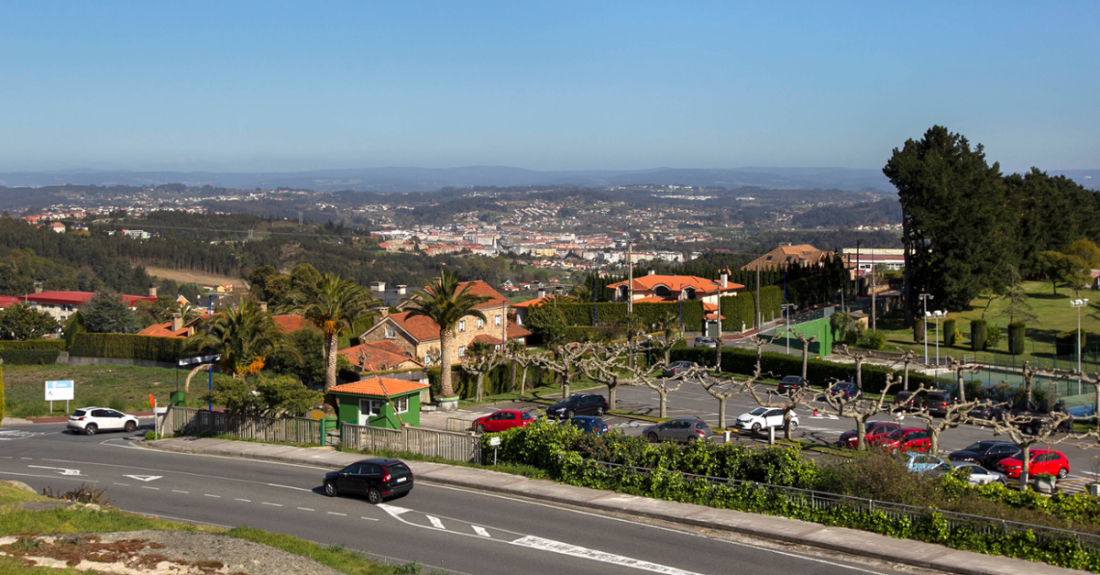 Imaxe do barrio coruñés da Zapateira