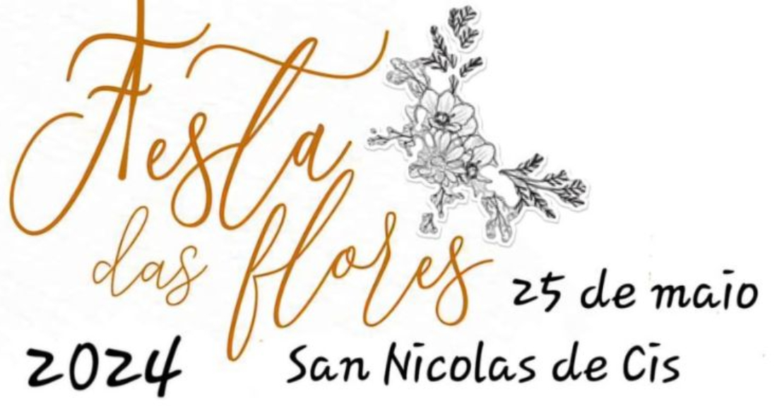 Imaxe do cartel da Festa das Flores en Oza-Cesuras