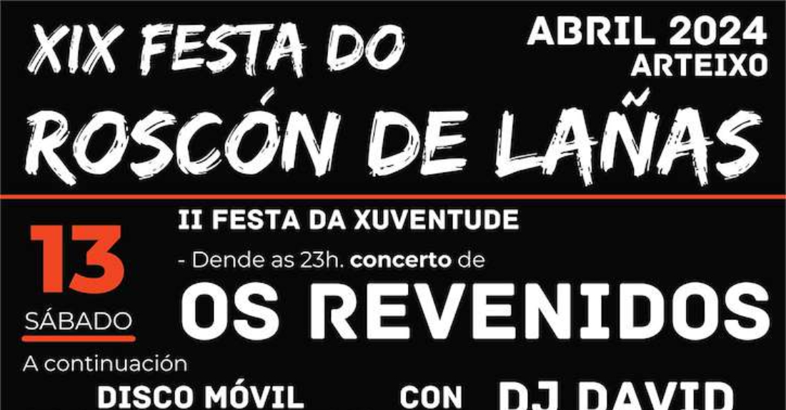 Imaxe do cartel da Festa do Roscón de Lañas