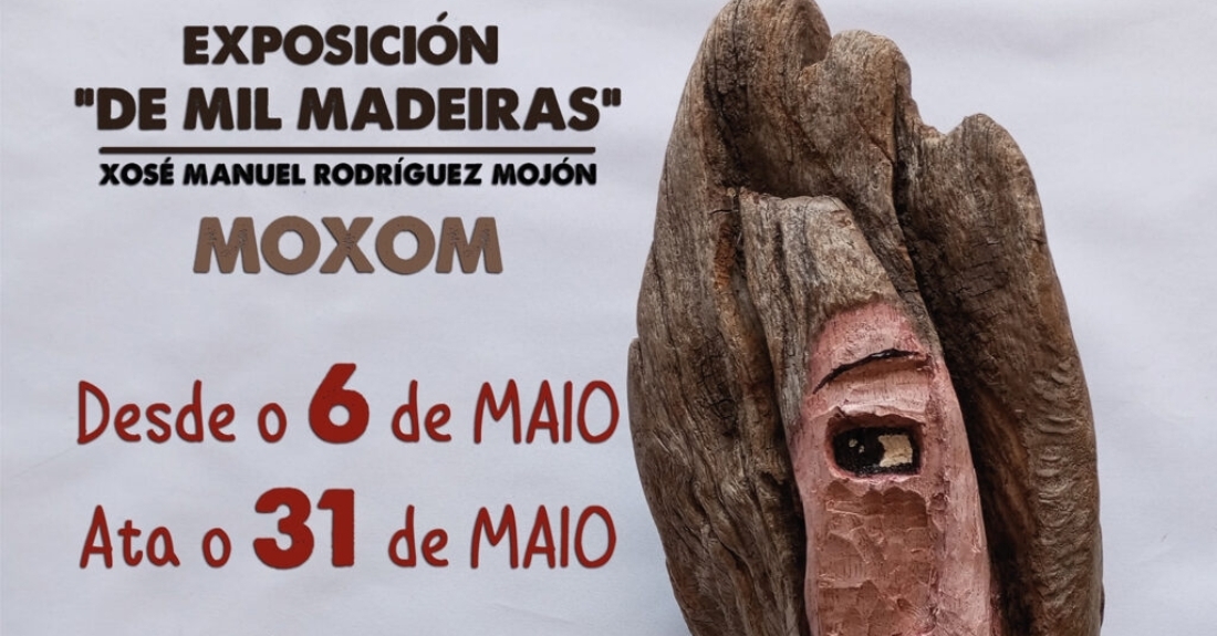 Imaxe do cartel da exposición 'De mil madeiras'