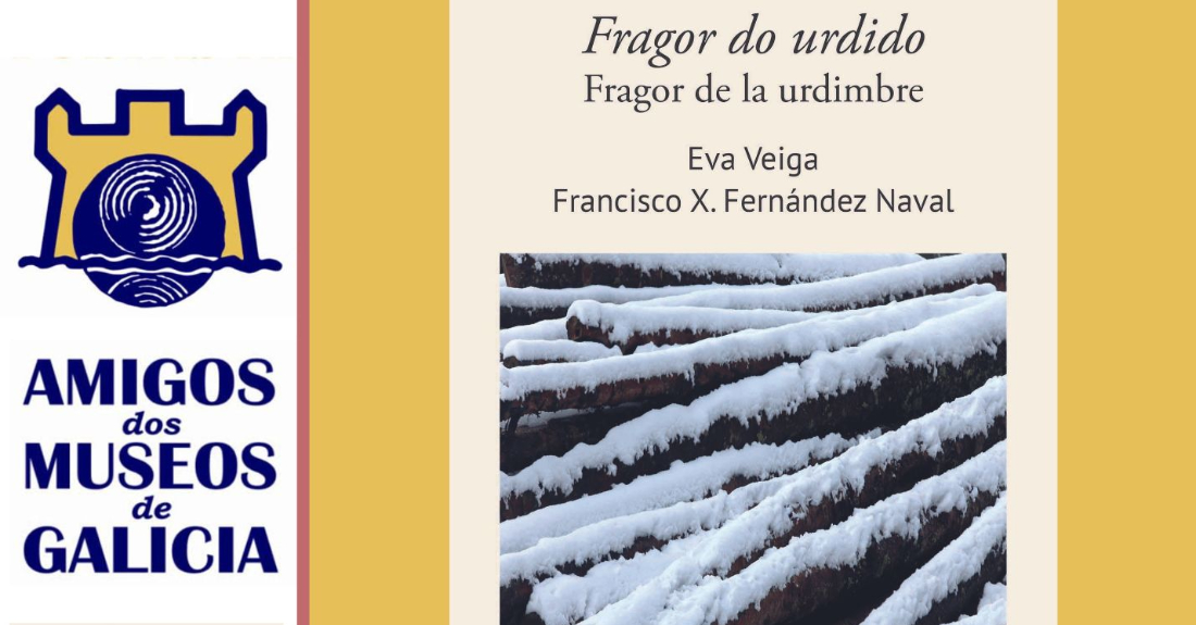 Imaxe do cartel da presentación do libro 'Fragor do urdido'