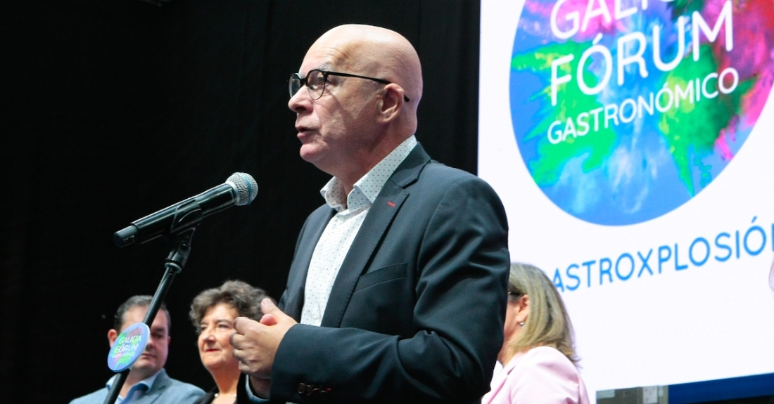 Xosé Regueira no Galicia Fórum Gastronómico do ano 2022