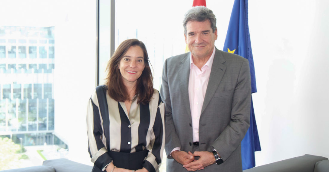 A alcaldesa Inés Rey co Ministro José Luis Escrivá