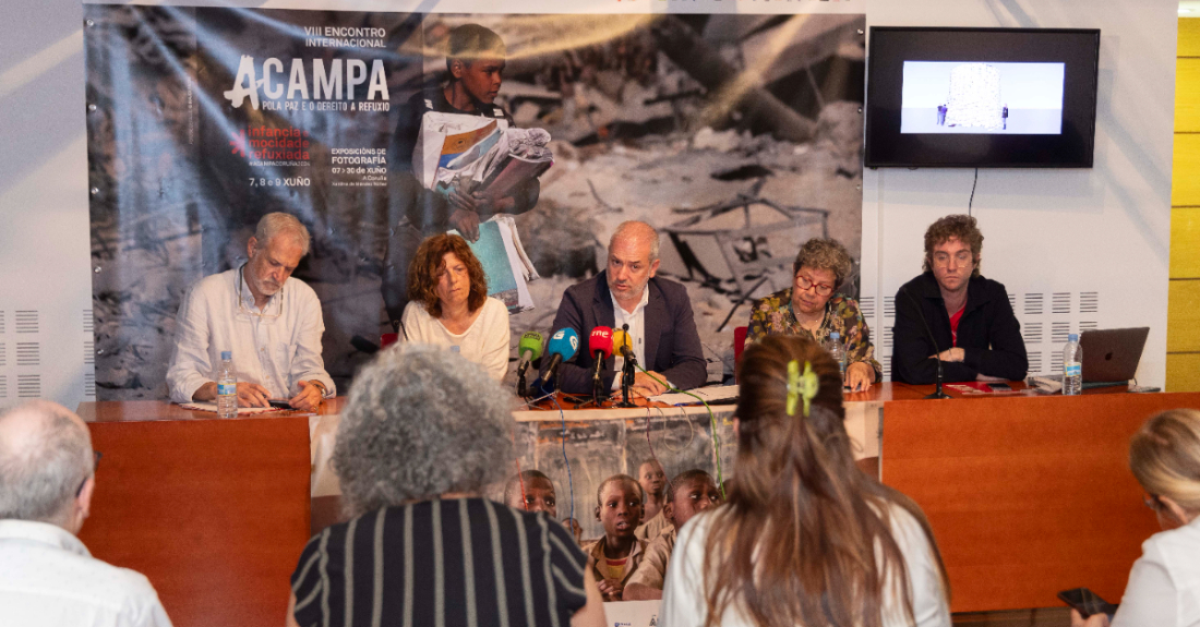 Imaxe da presentación de 'Acampa pola paz'