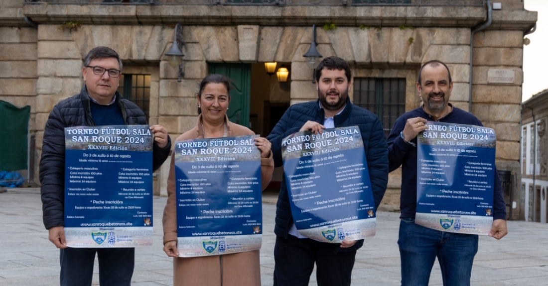 Imaxe da presentación do Torneo San Roque de Betanzos