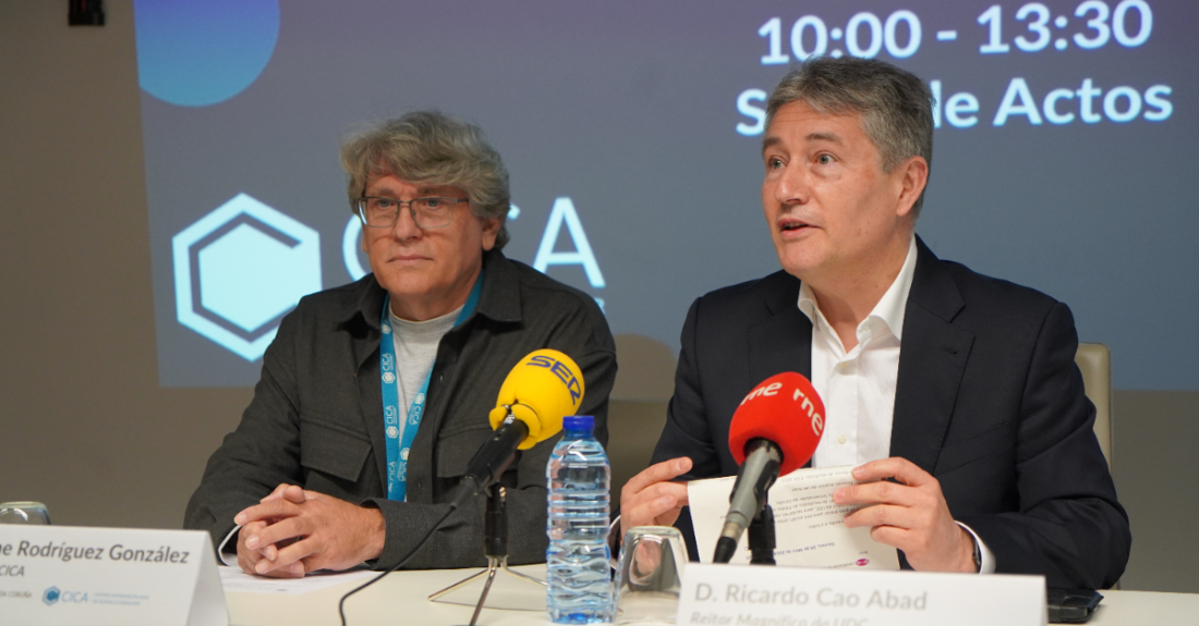 Imaxe da presentación dos resultados do CICA da Universidade da Coruña