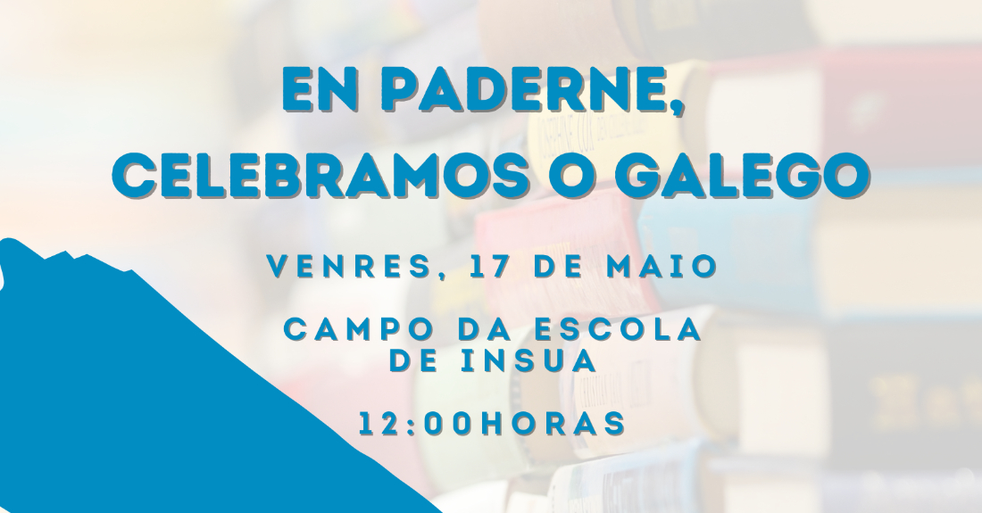 Imaxe do cartel da festa das Letras Galegas de Paderne