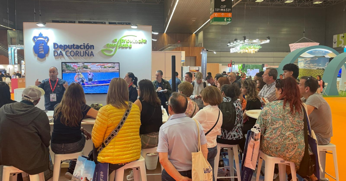 Imaxe do stand de Turismo da Deputación en Expovacaciones