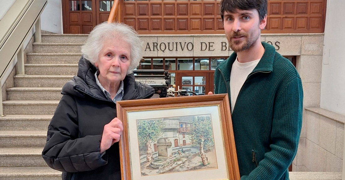 O cadro, doado pola veciña de Betanzos María Porto, pasa a engrosar a colección de obras desta pintora que se está tratando de poñer en valor dende o museo xunto a outras pintoras da cidade