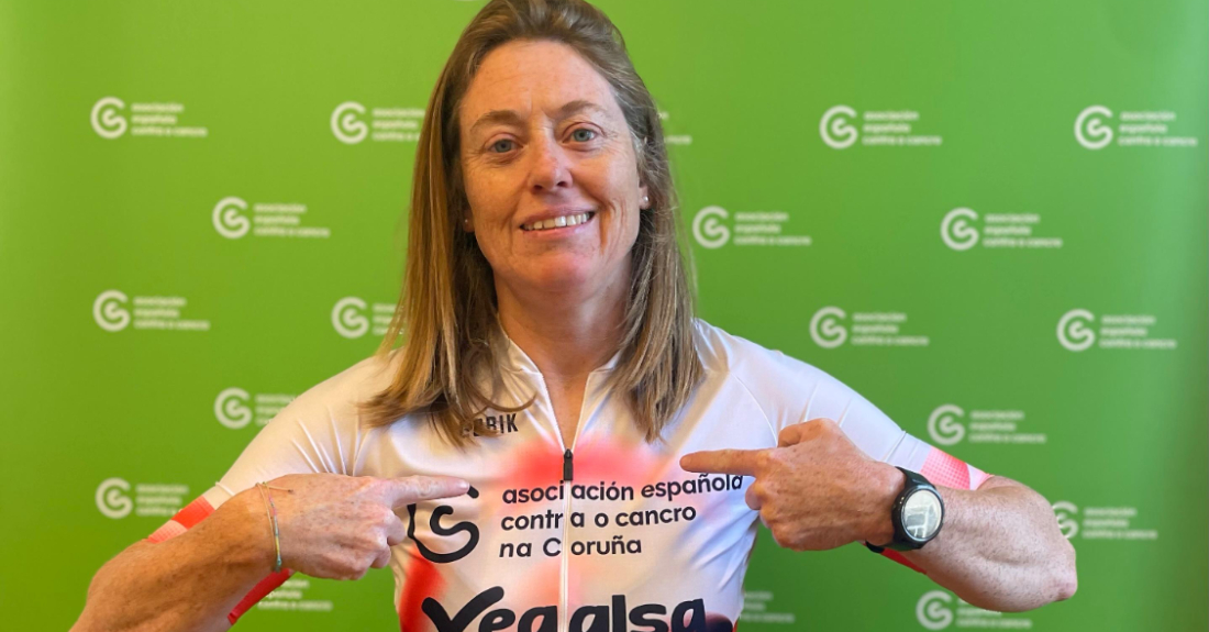 Imaxe da ciclista española Eva Castro