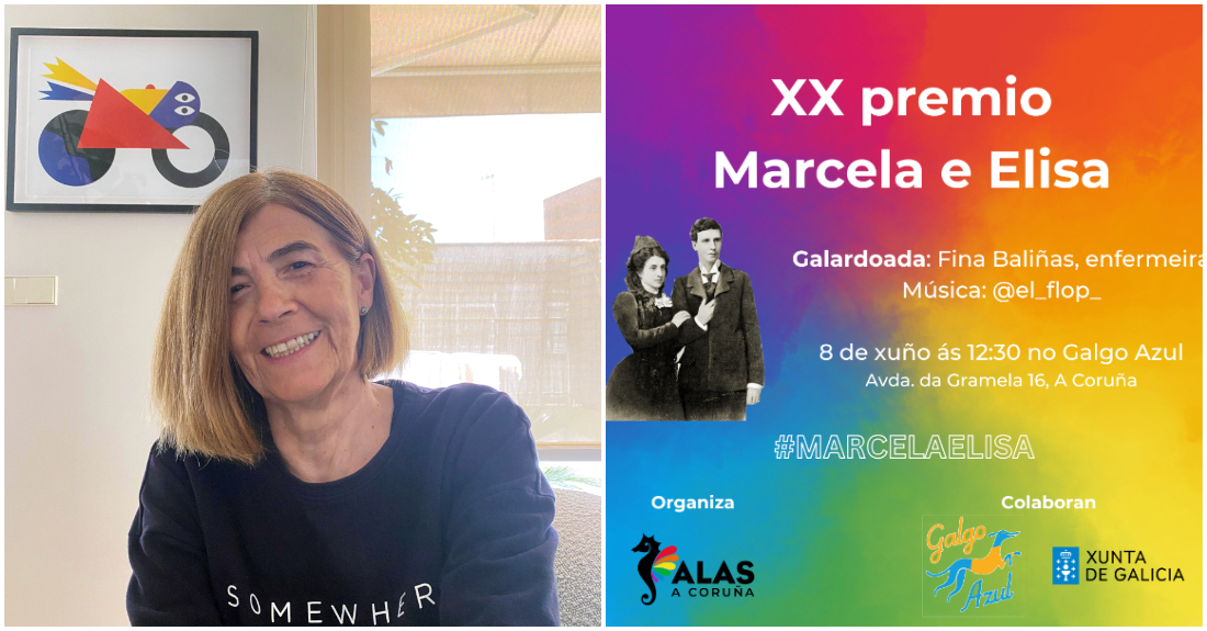 Imaxe da gañadora do premio Marcela e Elisa 2024