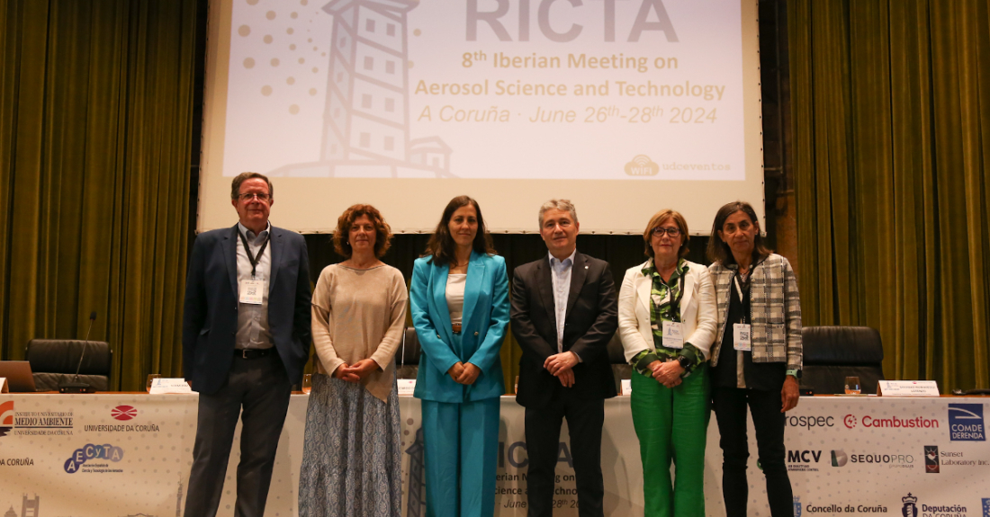 Imaxe da inauguración do Iberian Meeting on Aerosol Science and Technology (RICTA 2024)