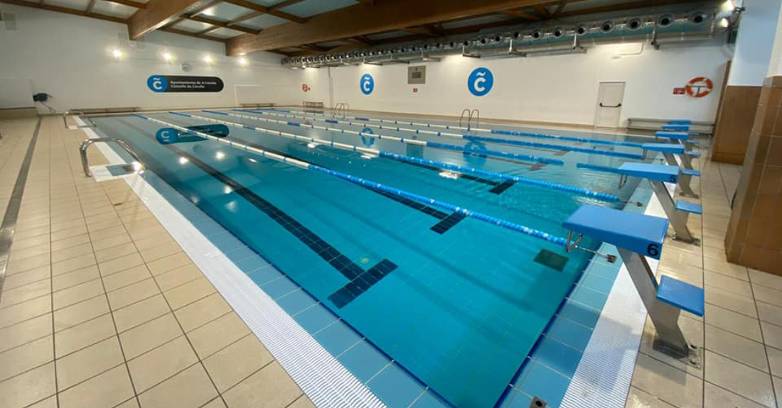 Imaxe da piscina de Riazor na Coruña