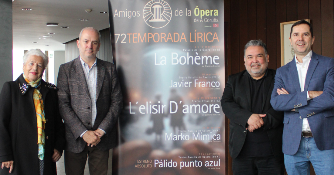 Imaxe da presentación da tempada lírica de Amigos de la Ópera