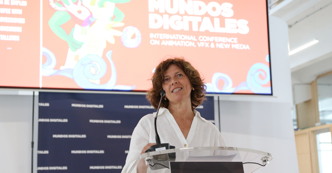 Imaxe da presentación do congreso de Mundos Digitales