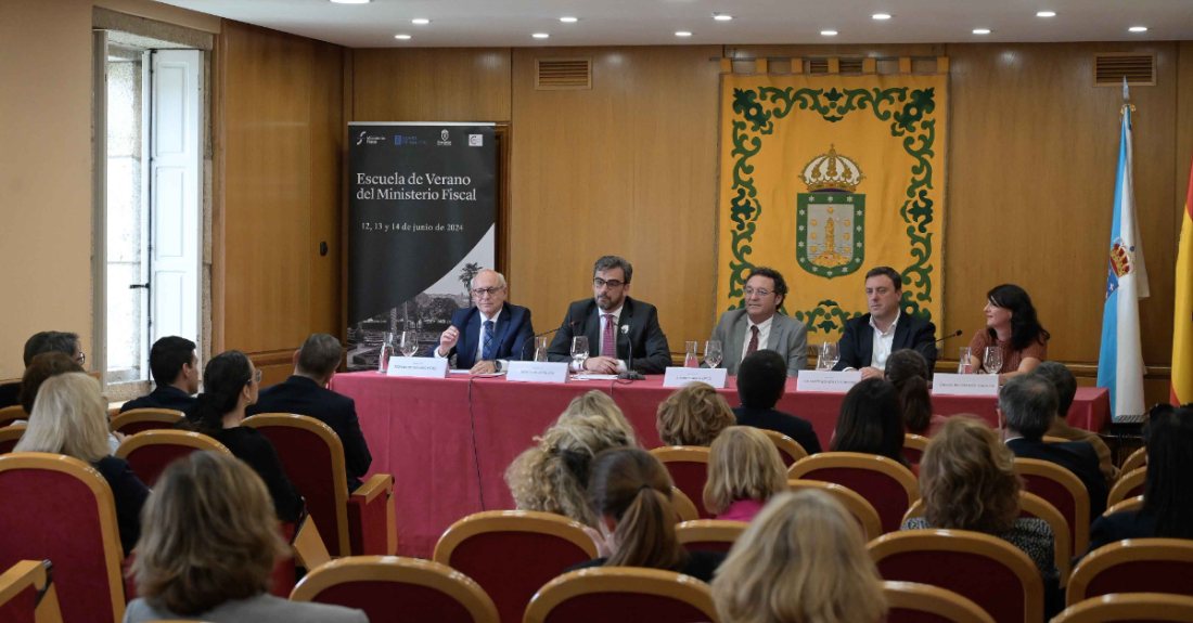 Imaxe do acto de clausura da Escola de Verán do Ministerio Fiscal no Pazo de Mariñán