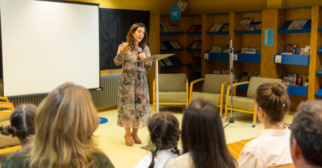 Imaxe do acto polos 25 anos da biblioteca municipal de Monte Alto na Couña