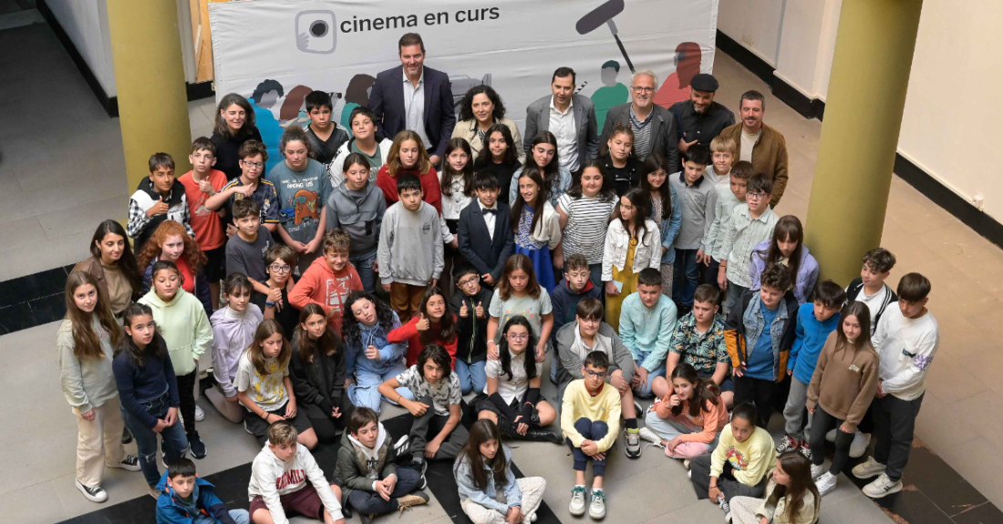 Imaxe do alumnado participante no Cinema en Curso