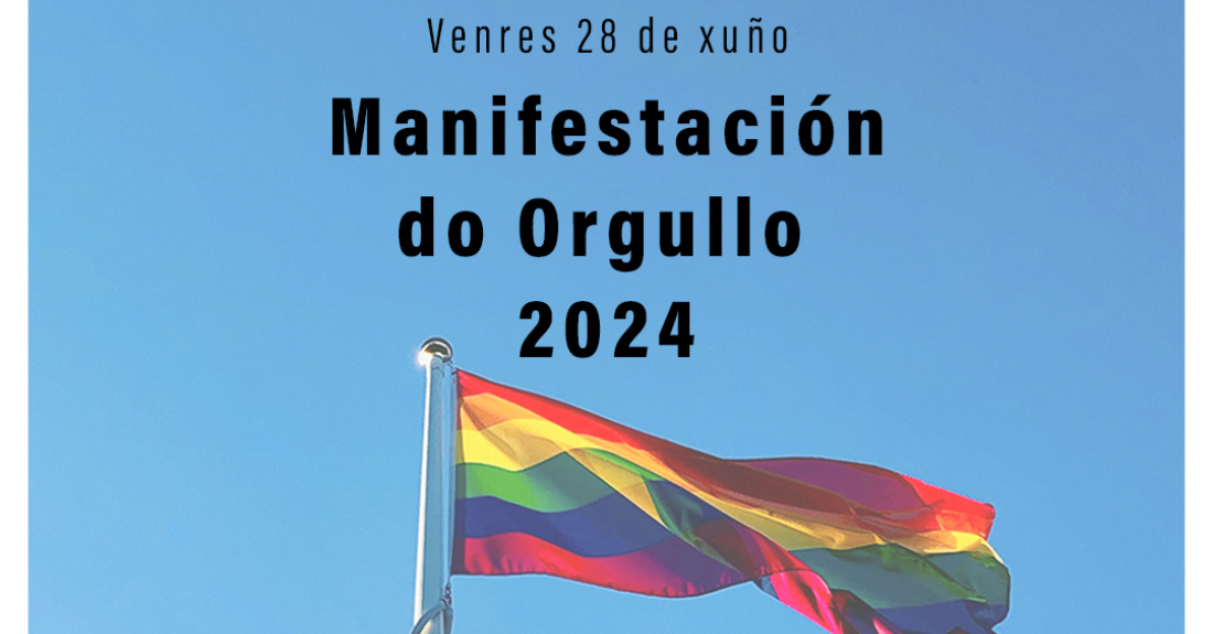 Imaxe do cartel da Manifestación do Orgullo LGTBI+ da A Coruña