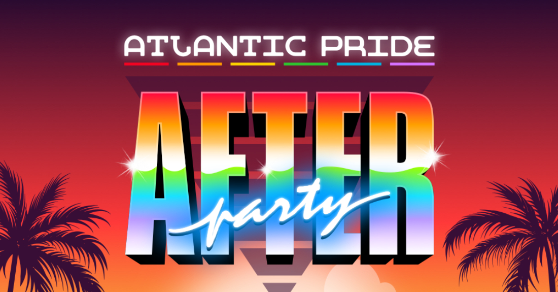 Imaxe do cartel do After Party do Atlantic Pride