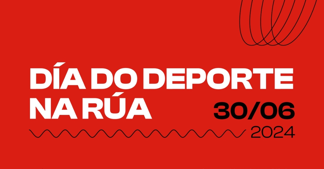 Imaxe do cartel do Día do Deporte na Rúa da Coruña