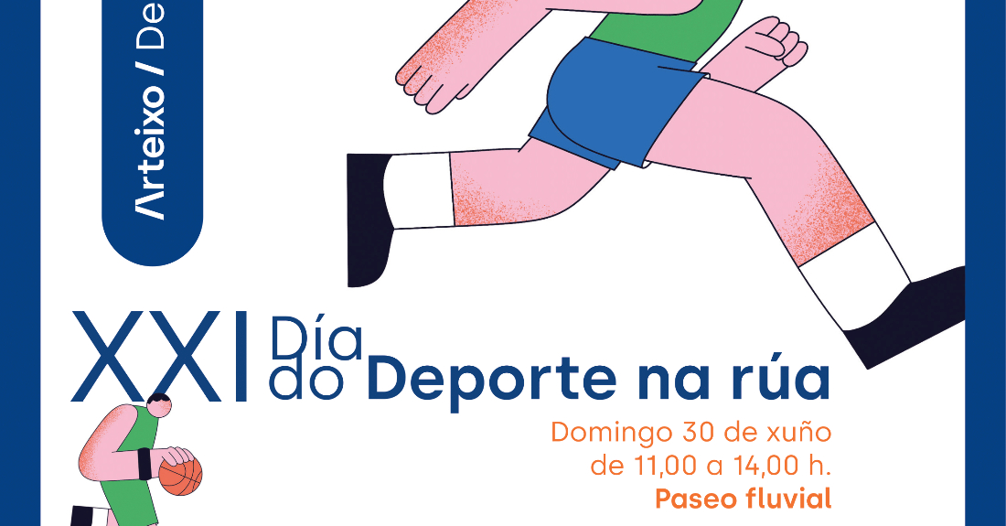 Imaxe do cartel do Día do Deporte na Rúa en Arteixo