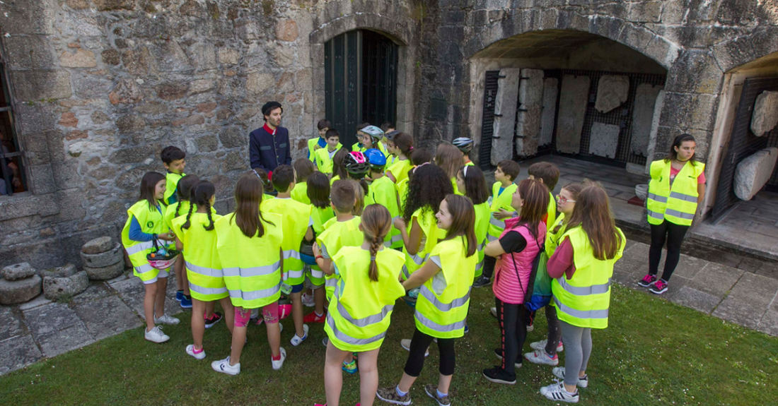 Imaxe dun obradoiro no Castelo de San Antón