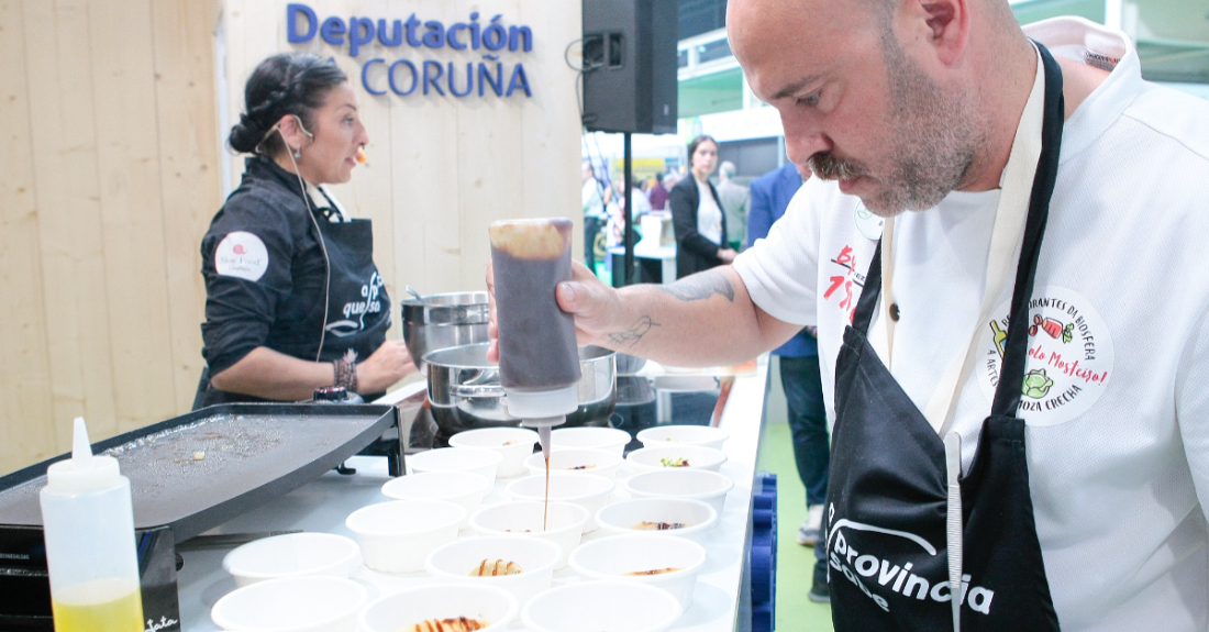 Imaxe dun showcooking da Deputación da Coruña