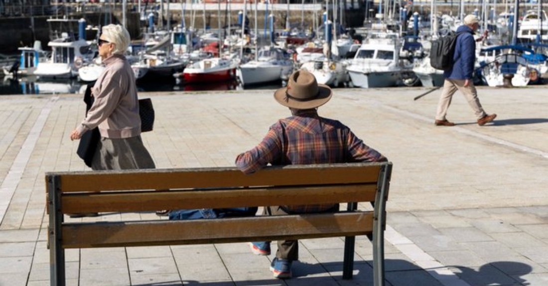 Imaxe de maiores no centro da Coruña